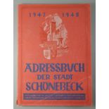 Adressbuch der Stadt Schönebeck 1947-1948, hrg.vom Rat der Stadt Schönebeck / Nachrichtenamt,