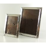 Set von zwei Fotorahmen, Isabell Cabanillas, Silber, mit verzierten Ecken, für Fototgröße 9*13cm