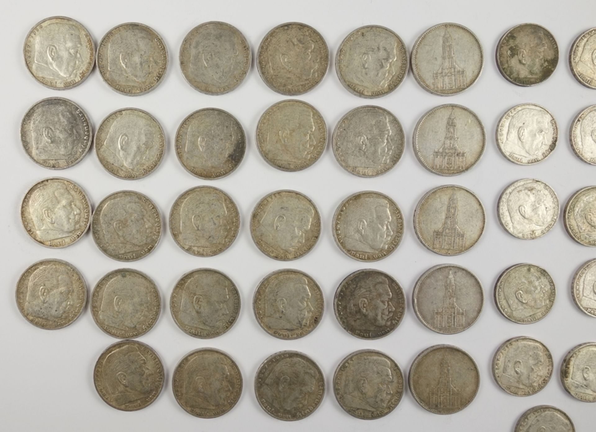 11* 2 Reichsmark, Hindenburg 1937-1939 und 29* 5 Reichsmark 1935 bis 1939: 11* - Bild 2 aus 4