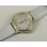 Damenarmbanduhr mit Titangehäuse, GUB Glashütte, Anfang 1990er Jahre, Titan mit