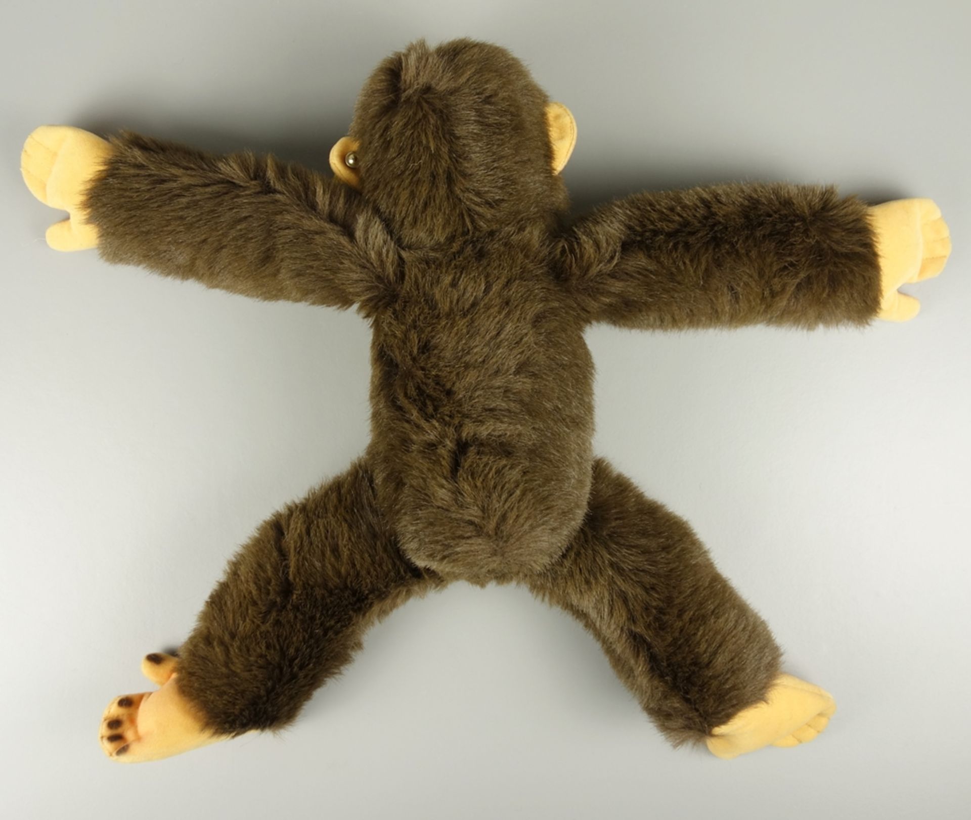 Schimpanse "Jocko", Steiff, Nr. 0020/35, 1970er Jahre, mit Druckstimme und Brus - Bild 3 aus 3