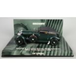 Modellauto Bentley 6 1/2 Litre Gurney Nutting Saloon 1930, Minichamp, Maßstab 1