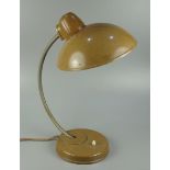 Bakelit- Schreibtischlampe, IKA LGL, Art-Déco, 1930er Jahre, großer Reflektorsc