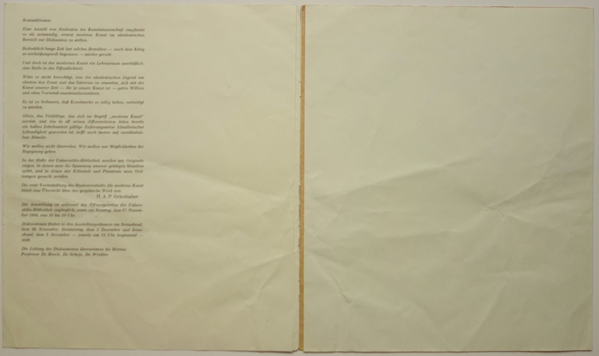 HAP Grieshaber (1909-1981), "Bedrohtes Paar", 1949, Holzschnitt, unten rechts h - Bild 3 aus 4
