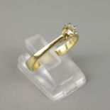 Brillant-Ring, 750er Gold, Gew.3,0g, Brillant in Krappenfassung, ca.0,10ct, U.5