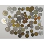 Konvolut Kleinmünzen, Alle Welt, 2. Hälfte 20. Jh. und Gedenkprägung "20 Jahre