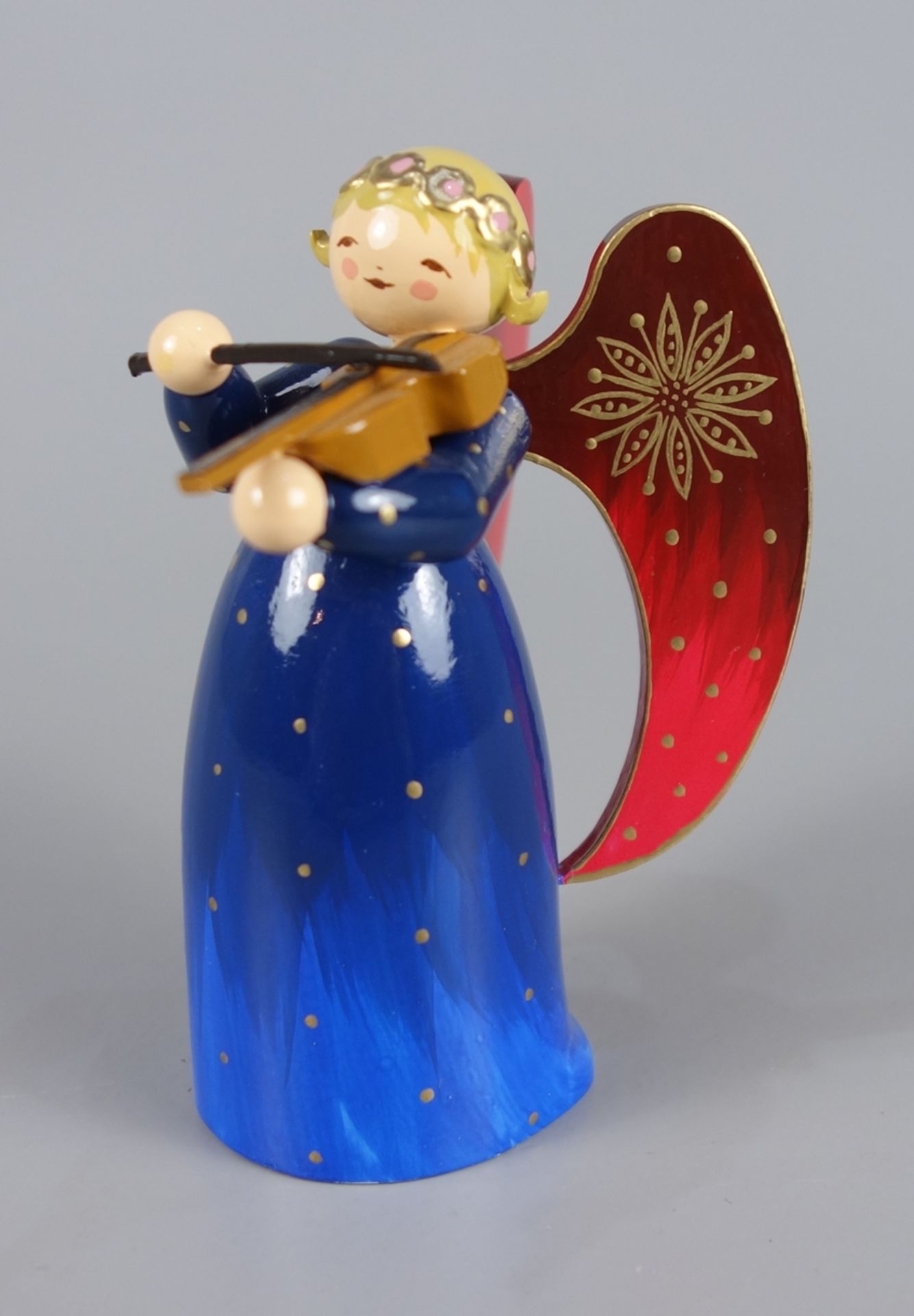Engel mit Violine, Wendt&Kühn, Grünhainichen, Erzgebirge, Artikel-Nr.A553/2Rbla - Bild 2 aus 4