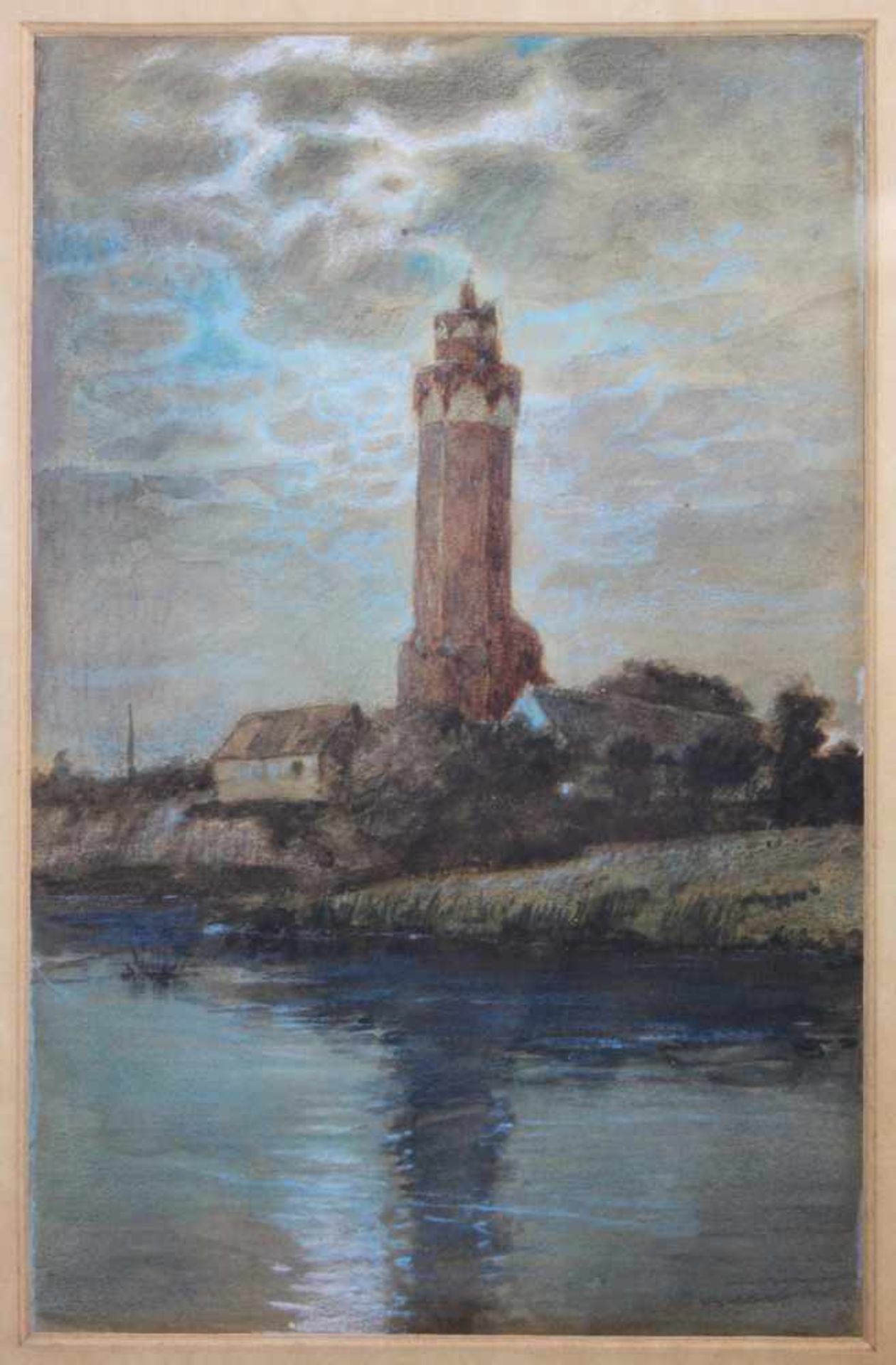 Emil Radomsky (1878-1932), Paar Kreidezeichnungen, wohl 1914, Lichtmaße: 27 x 17 cm, Passepartout, - Bild 2 aus 3