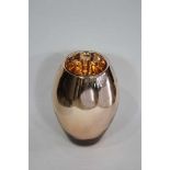 Art Deco Vase, Tomeco Slovaquie, kupferfarben, H.: 31 cm, Flecken, Kratzer.- - -27.00 % buyer's