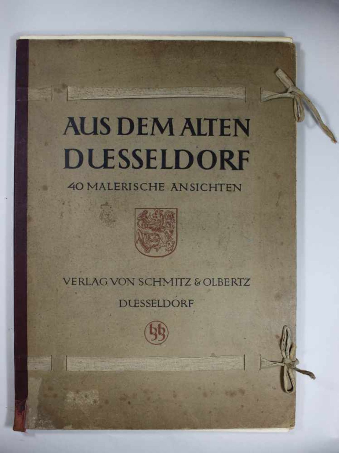 Aus dem alten Düsseldorf. Vierzig malerische Ansichten nach Original Gummidrucken. Düsseldorf