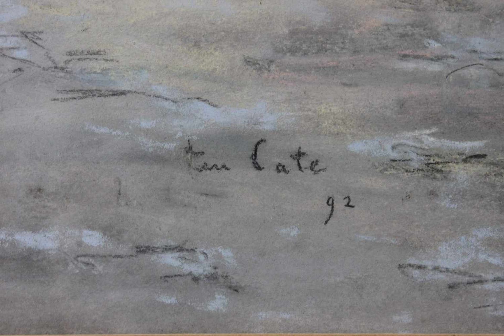 Siebe Johannes ten Cate (niederländisch, 1858 - 1908), Niederländische Küstenansicht, 1892, - Bild 2 aus 2