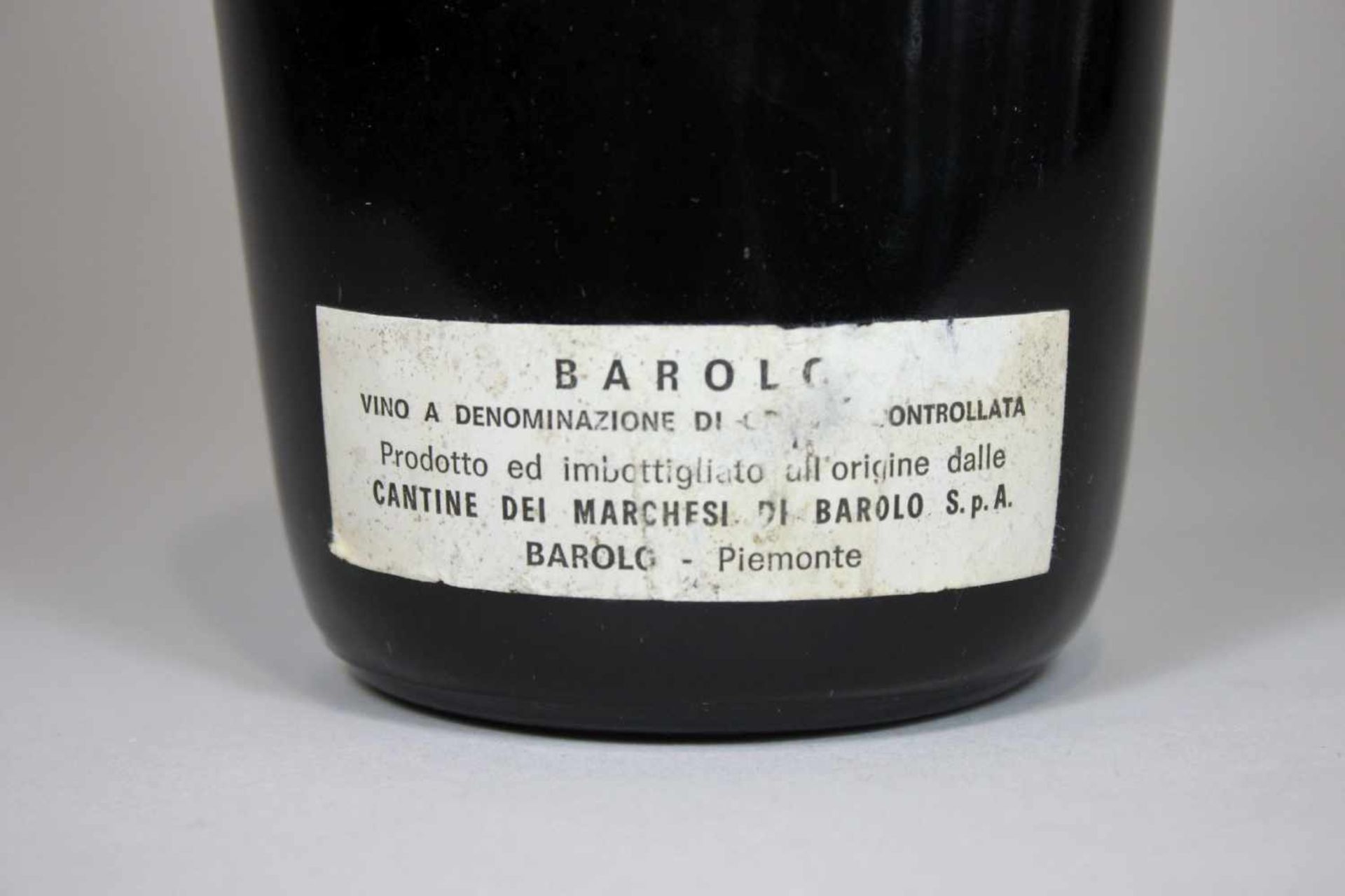 Wein 1945 Barolo Marchesi di Barolo, Italien, Rotwein aus dem Jahrgang 1947, 0,7 l, 13% vol. Der - Bild 3 aus 3