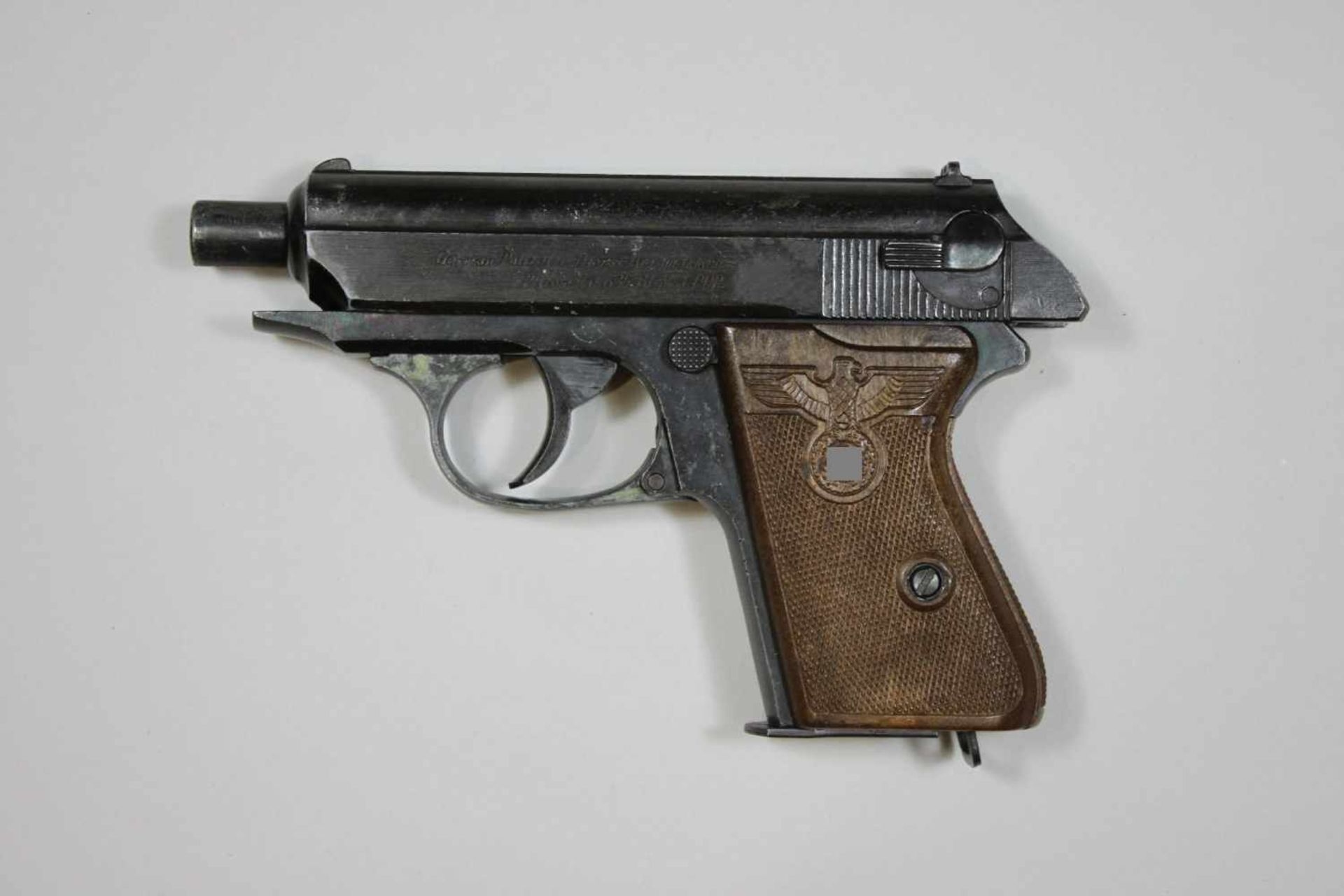 Modelpistole deaktiviert, the Axis, deutsche Waffen-SS Walther PPK Automatik, 1970er Jahre L.: 15