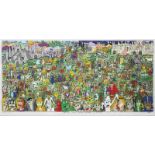 James Rizzi (1950 - 2011), We all have something to offer, 1998, 3-D Lithografie in Farbe, im