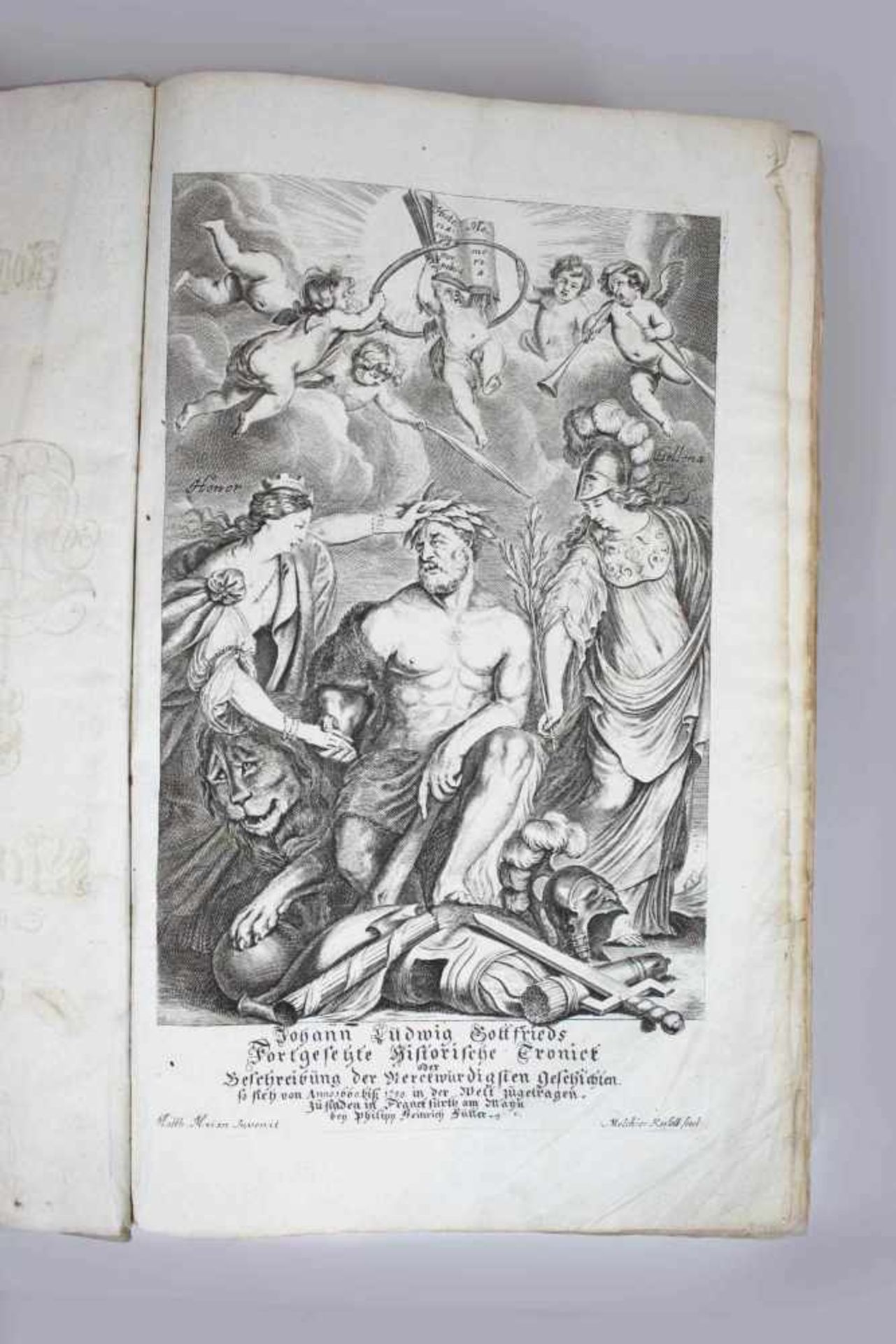 Johann Ludwig Gottfrieds fortgesetzte historische Chronik oder Beschreibung der merkwürdigsten - Image 3 of 3