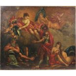 Venus präsentiert Aeneas mit einer von Vulcan geschmiedeten Rüstung, 18. Jh., Öl a. Lwd., Maße: 82 x