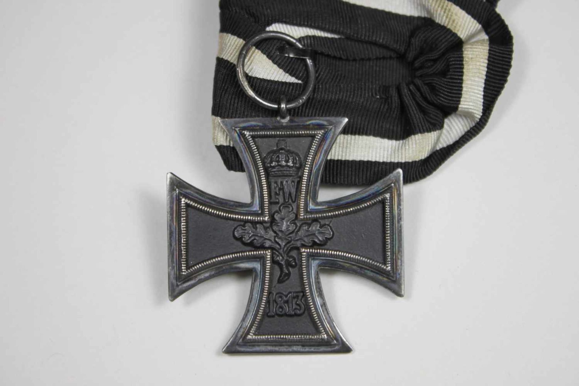 Zwei Kreuze auf einer Stecknadel verbunden - Eisernes Kreuz 1813/1914, 2. Klasse, der Kern mit - Bild 3 aus 4