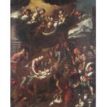 Anonymer italienischer Maler, Geburt Christi, wohl Venezianische Schule, 17./18. Jh., Öl auf Lwd.,
