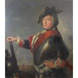 Portrait des Friedrich des Großen, wohl 18. Jh., Öl auf Leinwand, Maße: 100 x 90 cm, verschmutzt,