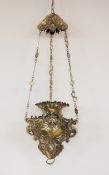 Ewiges LichtSilber, Süddeutsch 18. Jahrhundert, Höhe 45 cmEwiges LichtSilber und Metall, versilbert,
