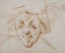 PATER, Jean Baptiste1695-1736Studie eines Lachendenzugeschrieben, Kreide auf Papier 11,5 x 13,5