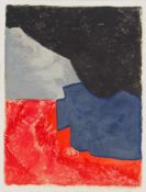 POLIAKOFF, Serge1900-1969Composition rouge, grise et noireFarblithographie, 1960, signiert unten