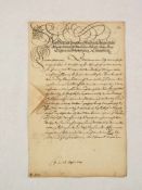 Brief von Friedrich August, König von Polen, Herzog zu Sachsen, Jülich, Cleve, Berg, Engern und