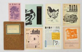 SCHWARZ, Arturo (Hrsg)Dada GermanicaMailand 1970, Papp-Mappe mit 7 Faksimiles, eines von 500