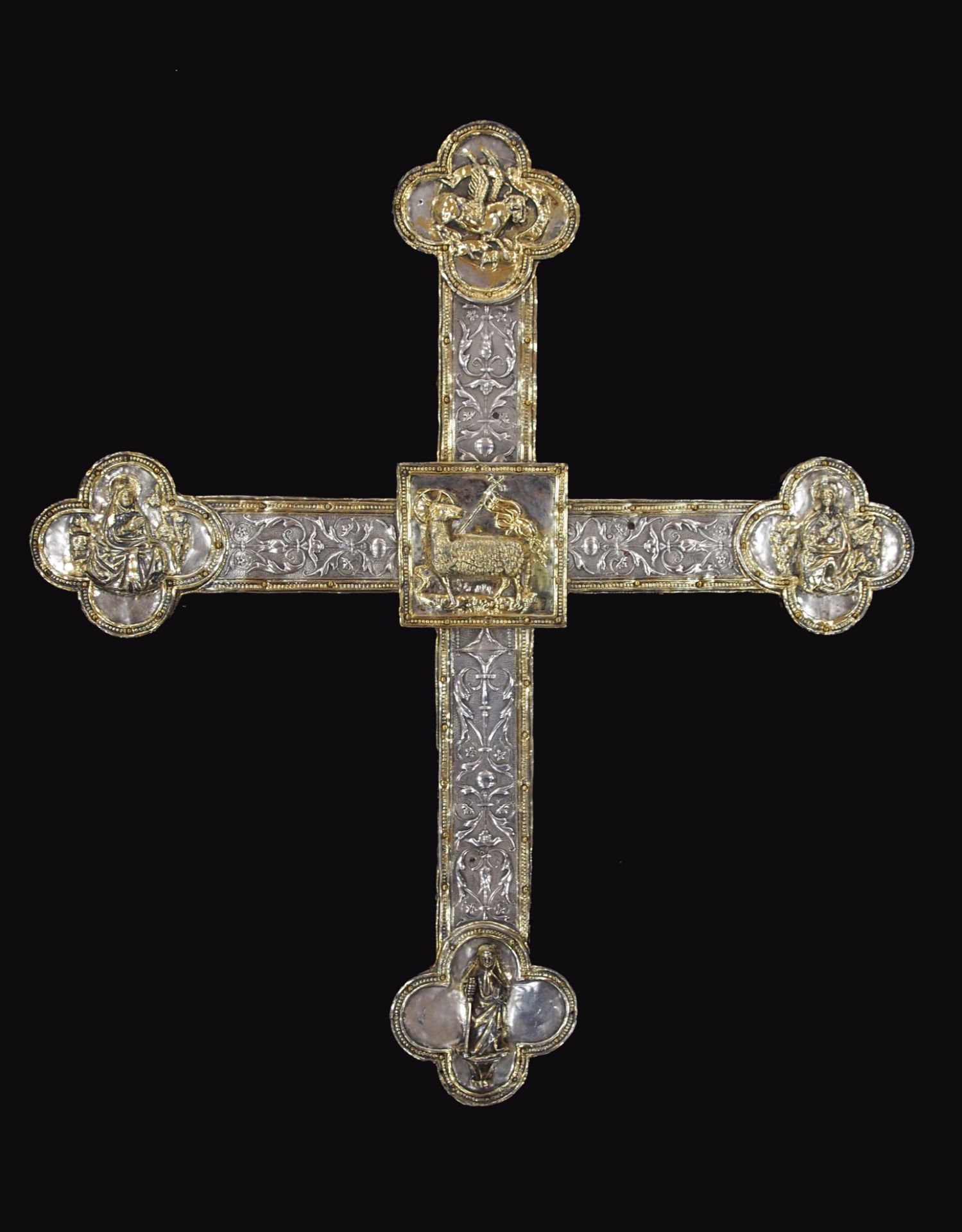 Spätgotisches Silberkreuz (das Seydlitz-Kreuz)