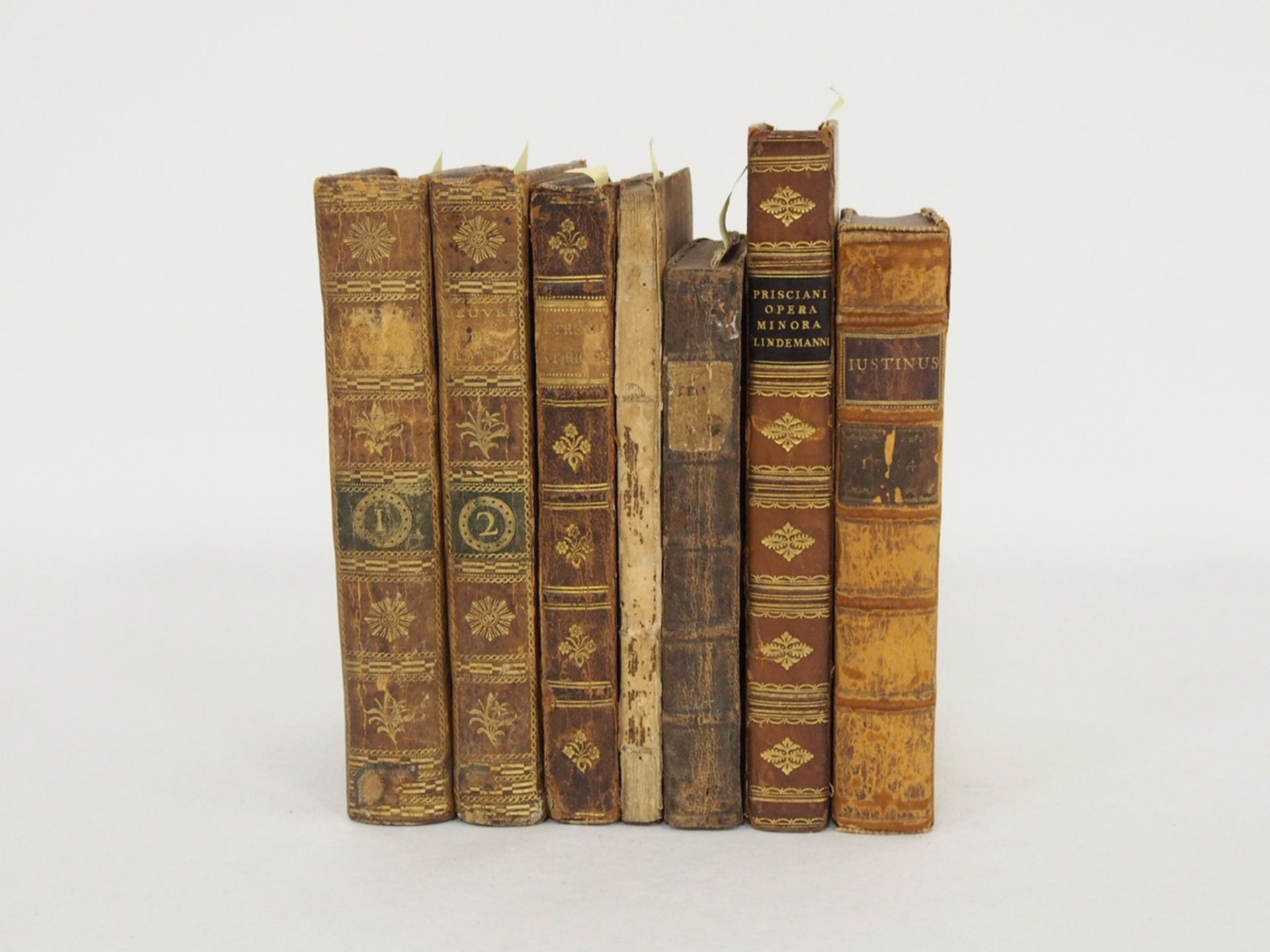 Konvolut von 7 Büchern Klassischer Autoren aus dem 18. Jahrhundert
