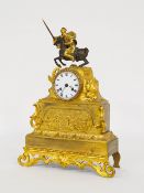 Salonuhr mit Napoleon als Feldherr