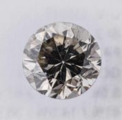 Ein Brillant, 0,78 Carat