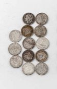 13 Morgan Dollars 1878-1880