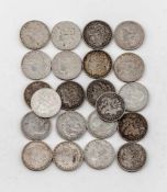 22 Morgan-Dollars 1897-1900