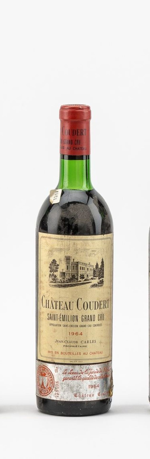 1 Fl. Chateau Coudert 1964Saint-Emilion Grand Cru. Füllstand: Oberste Schulter.