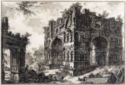 Piranesi, Giovanni Battista1720 Mogliano - 1778 Rom. Radierung. "Tempio detto volgarm.te di