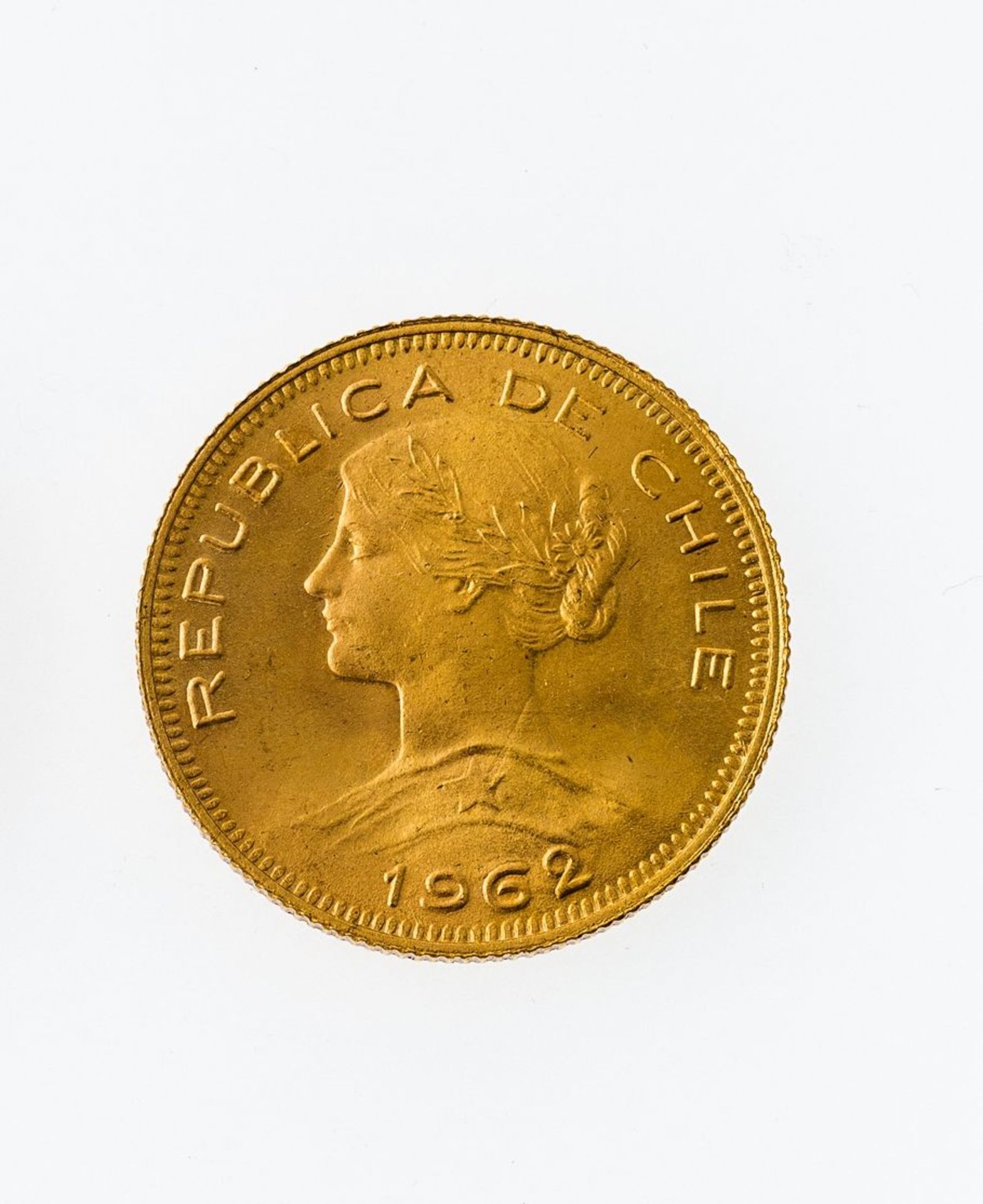 Chile100 Pesos 1962. GG 900, 20,32 g.