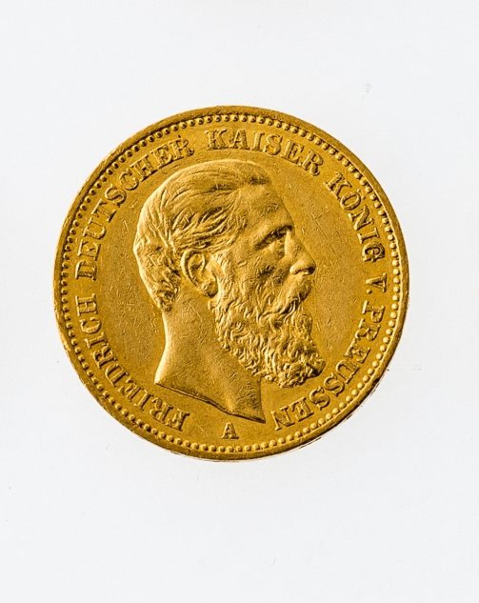 Preußen20 Mark 1888 A, Friedrich III. GG 900, 7,94 g.