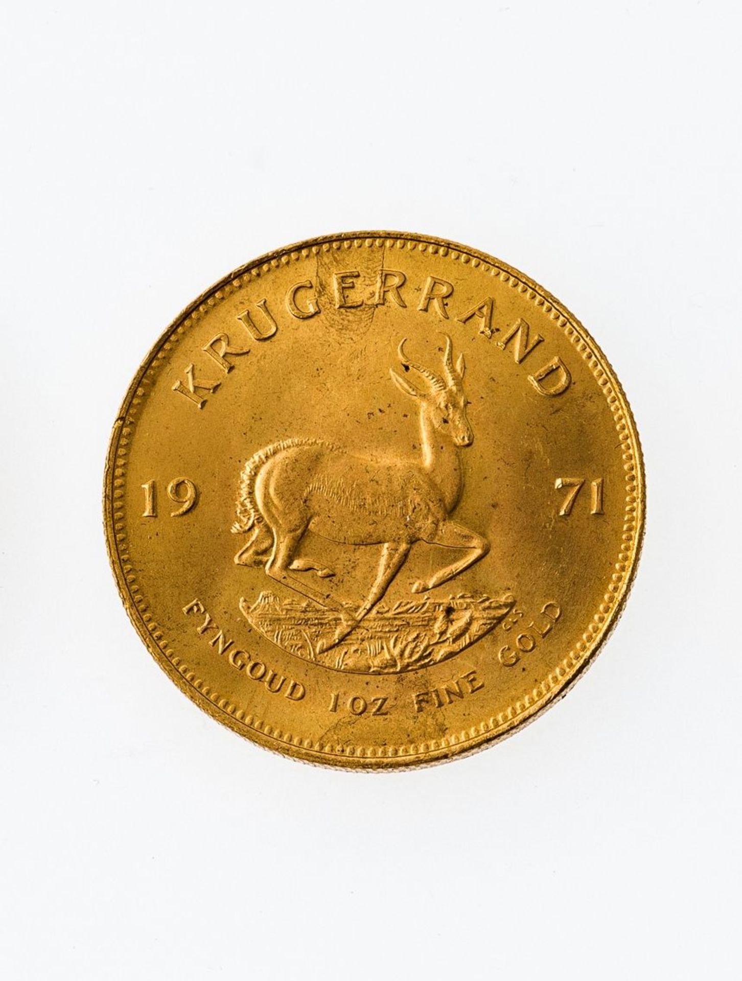 SüdafrikaKrügerrand 1971. GG 916, 33,92 g (Unze).