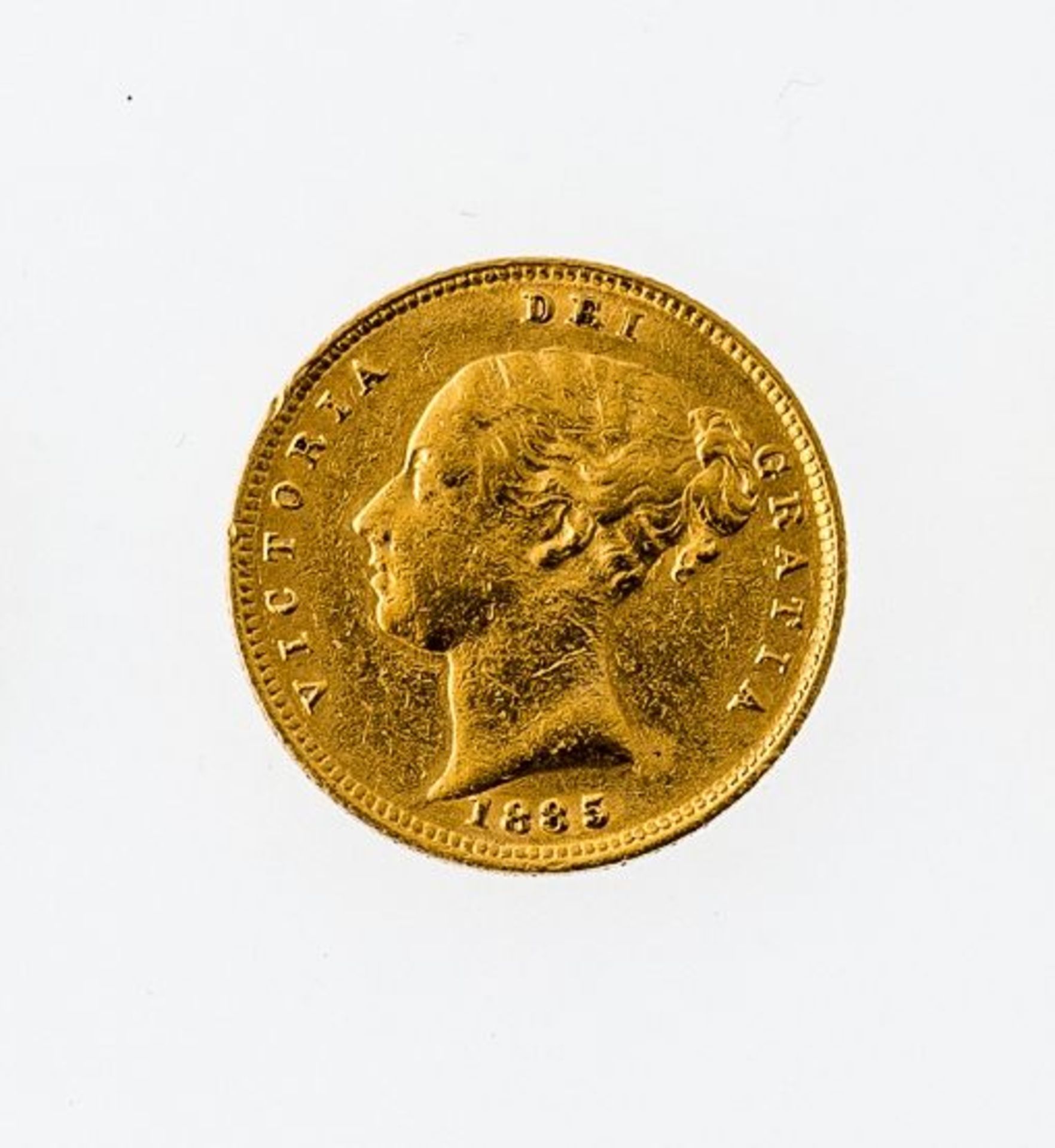 GroßbritannienHalf Sovereign 1885. GG 916, 3,96 g.