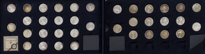 Bundesrepublik DeutschlandSammlung von 36 x 10 DM-Gedenkmünzen: 16 x 10 DM 1998 (div. Motive). Si.