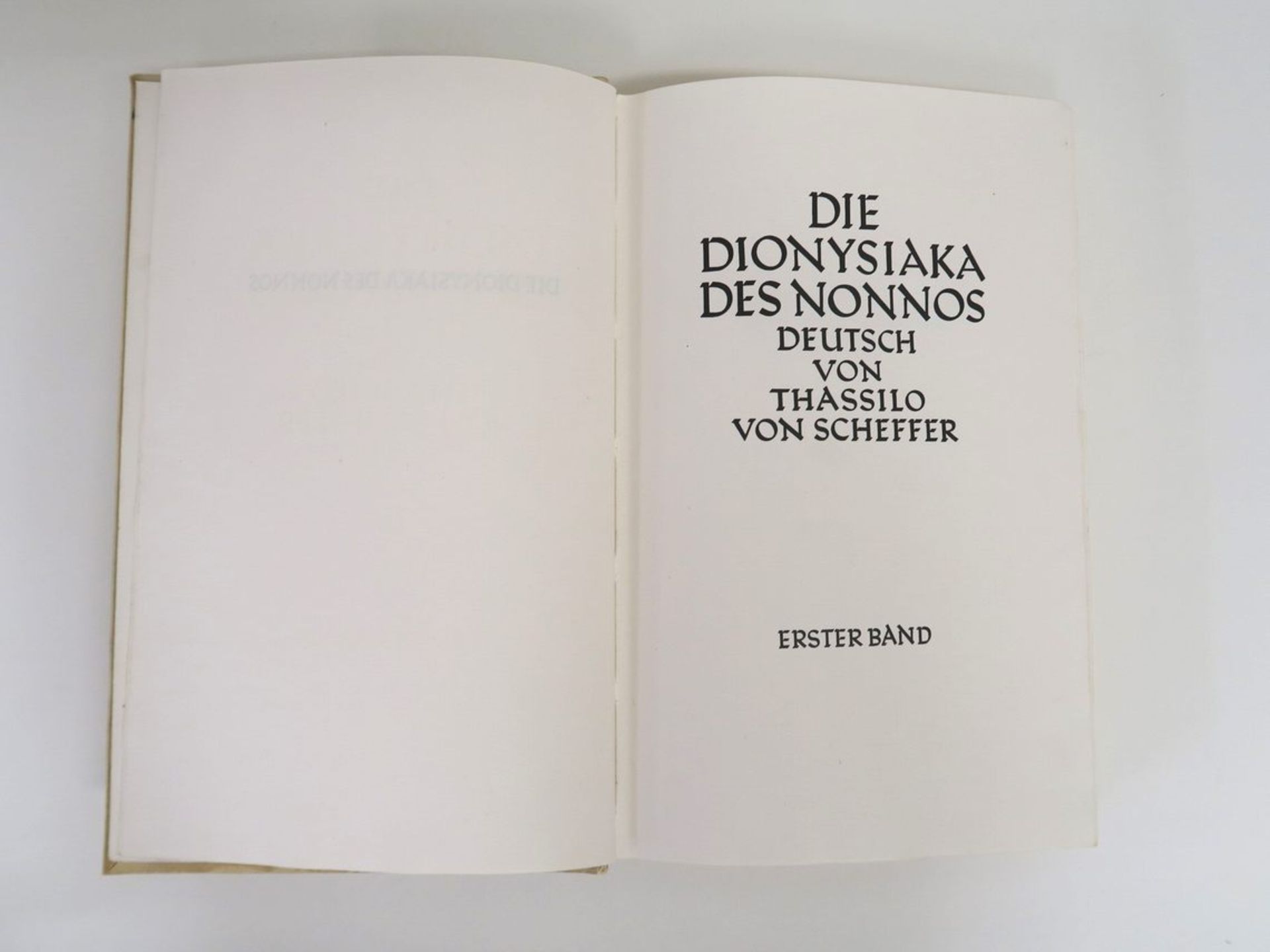 Die Dionysiaka des Nonnos von Panopolis3 Bd.e (jew. im Schuber). Luxus-Ausgabe der ersten dt.