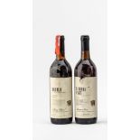 Zwei italienische Rotweine1 Fl. Barolo Riserva 1983 Franco Serra. 1 Fl. Barbera d'Asti 1988 Franco