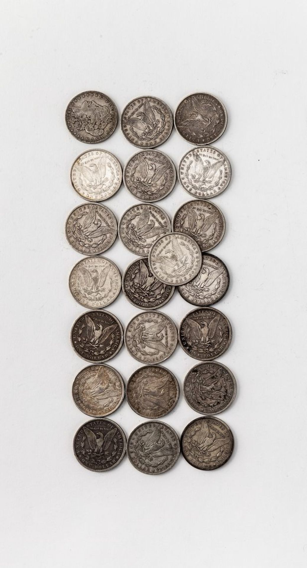 22 Morgan Dollars 1881-1884