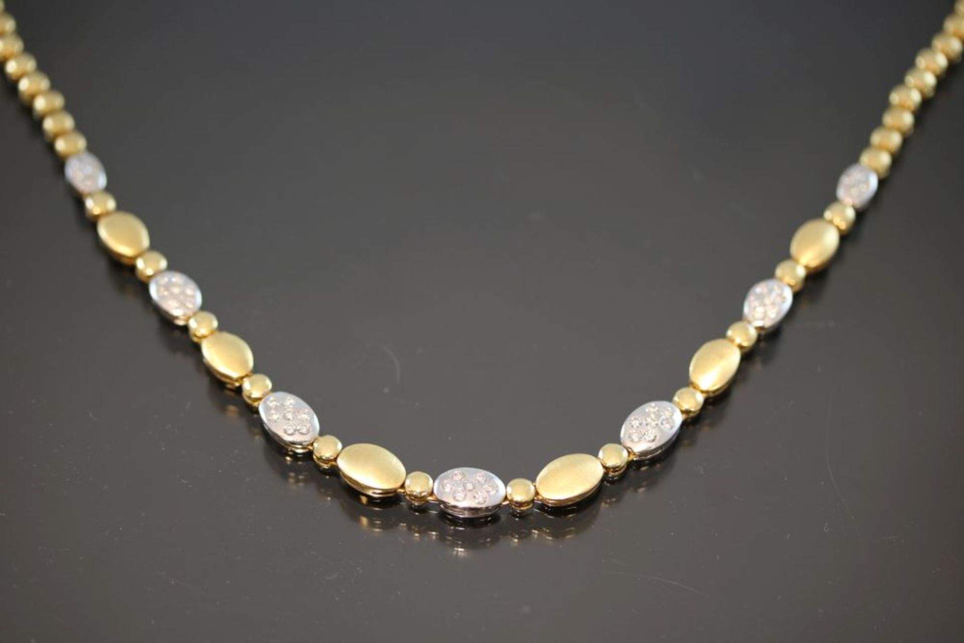 Brillant-Collier, 750 Gold