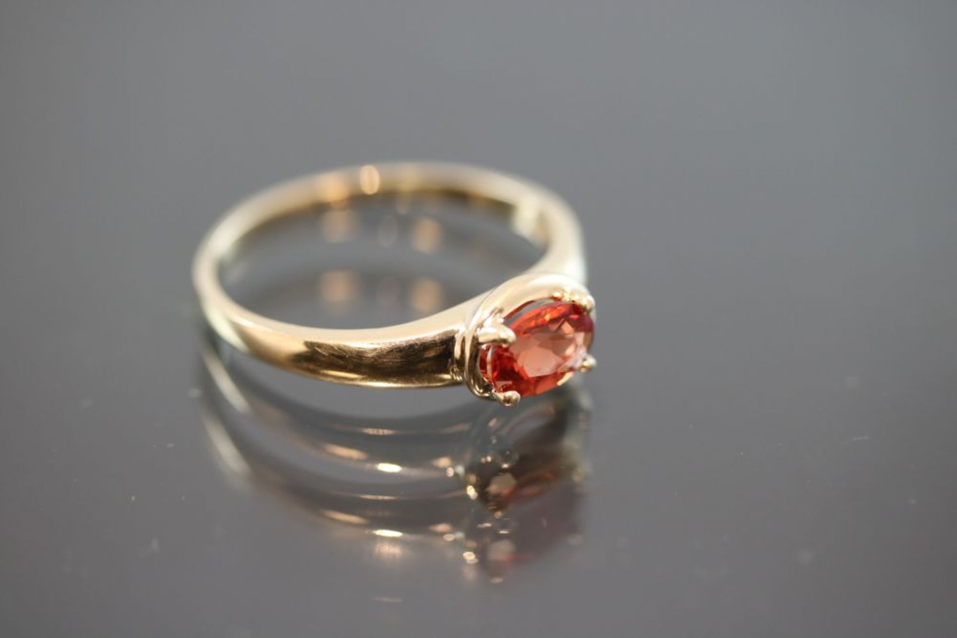 Citrin-Ring, 585 Gold - Bild 3 aus 3