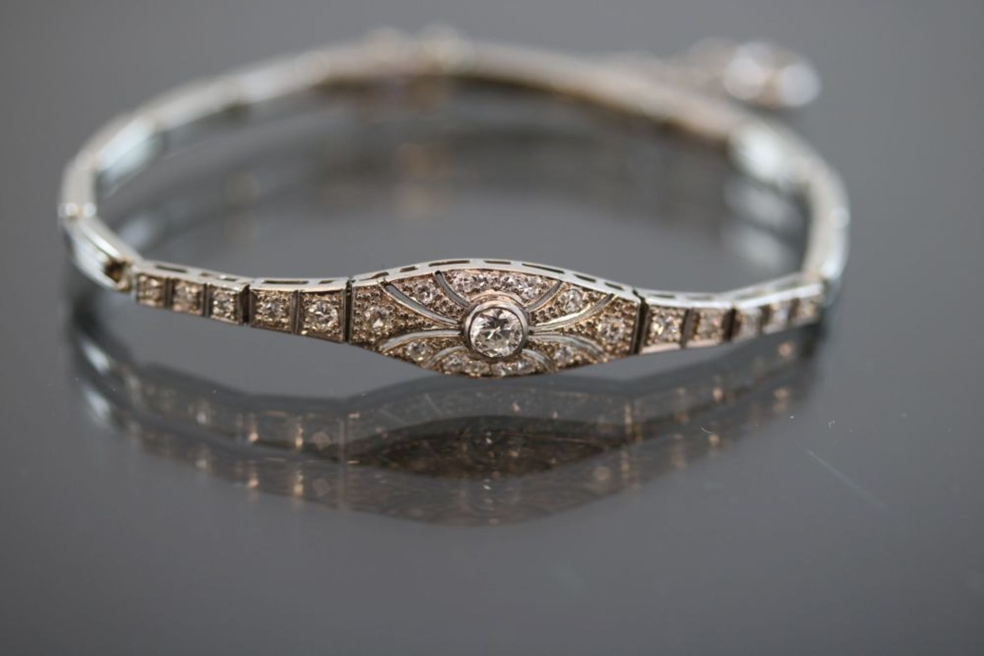 Diamant-Armband, 750 Gold