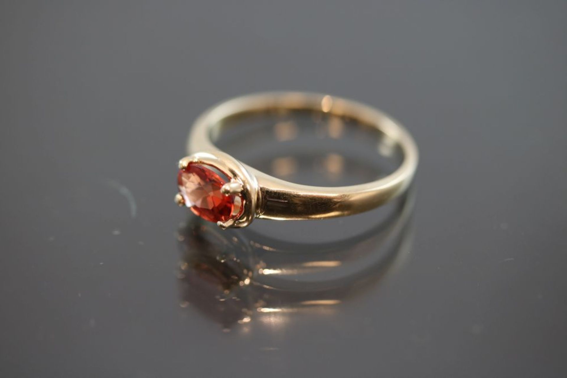 Citrin-Ring, 585 Gold - Bild 2 aus 3