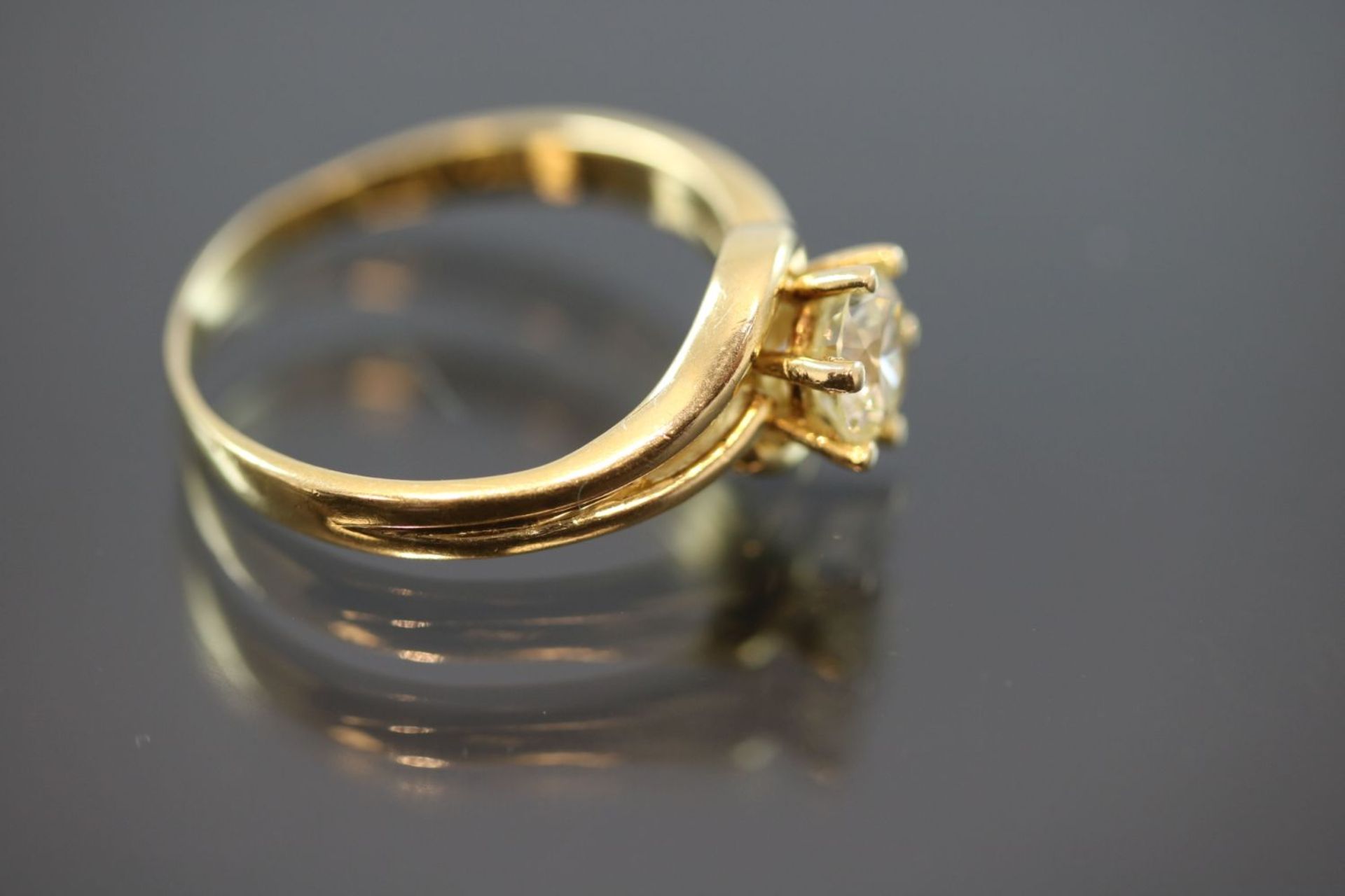 Brillant-Ring, 750 Gold - Image 3 of 3