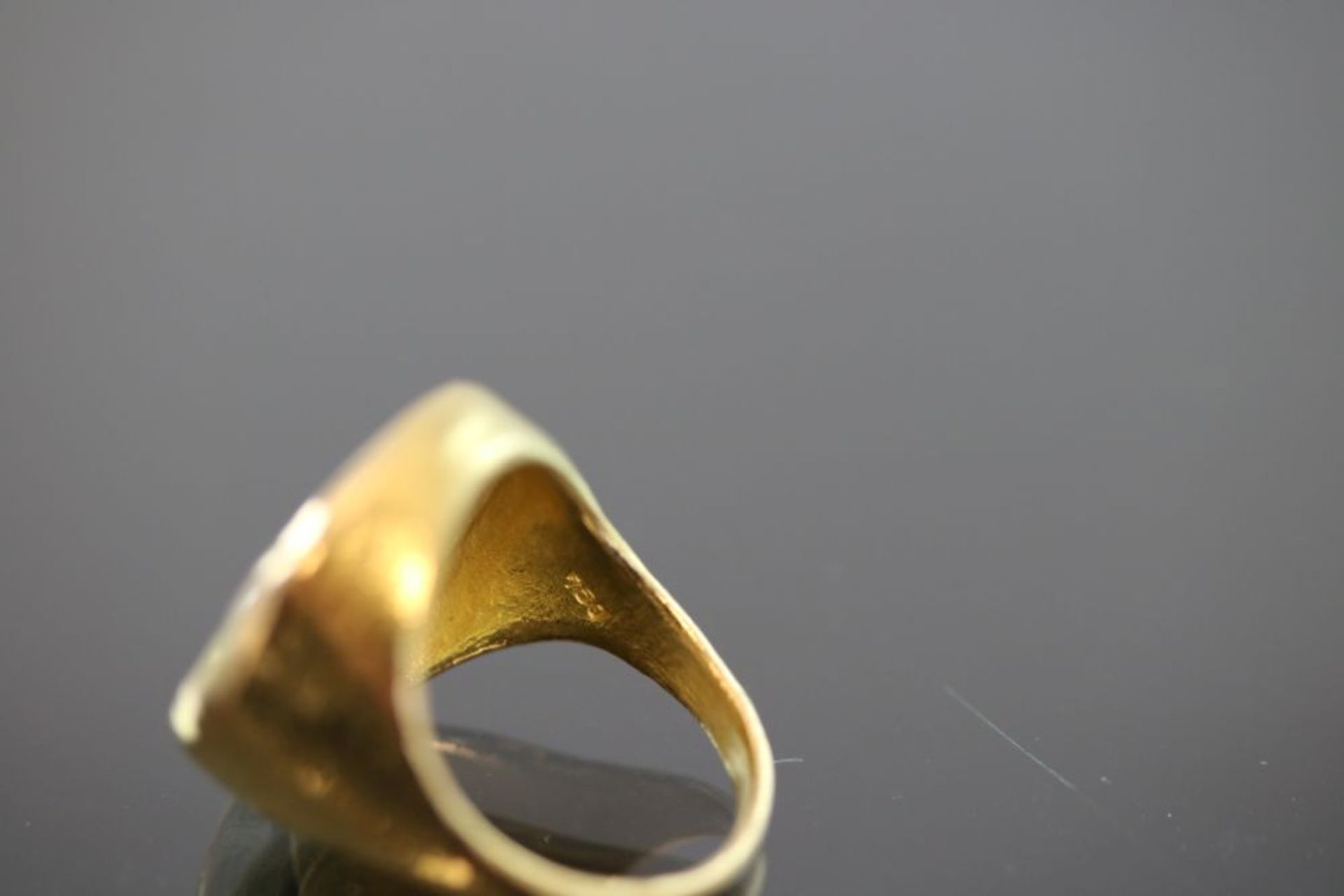 Zobel-Diamant-Ring, 750 Gold - Bild 3 aus 3